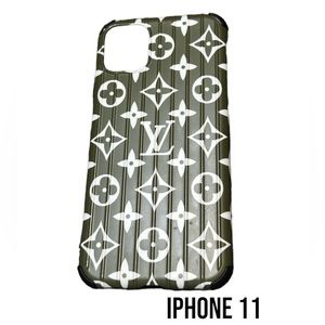 Green designer iPhone 11 case